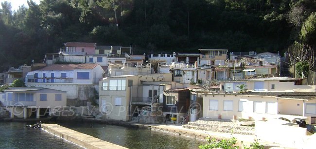 Maisons de pêcheurs à Toulon