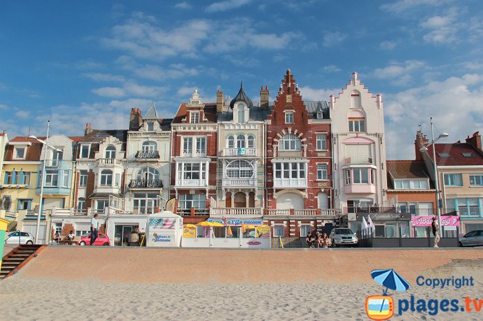 Colourful houses of Malo les Bains