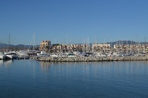 Marina of Cogolin in France