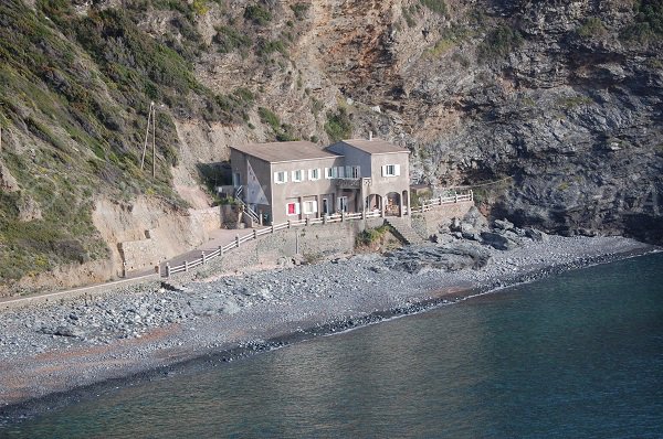 Fine della marina Negru vicino a St Florent