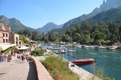 Marine de Porto en Corse