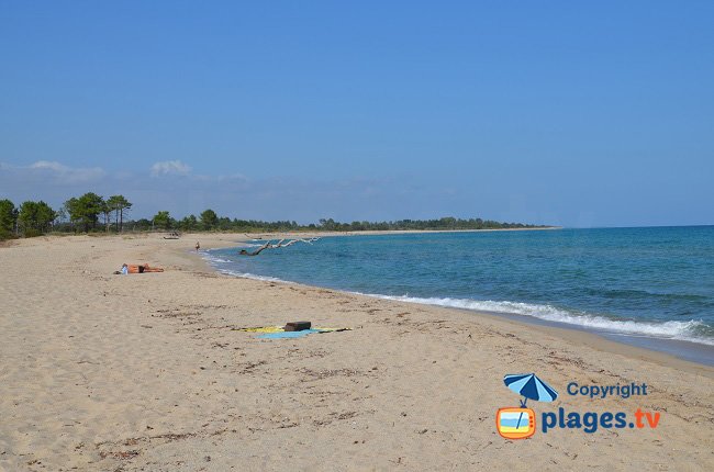 La plage de la Marine à Solaro