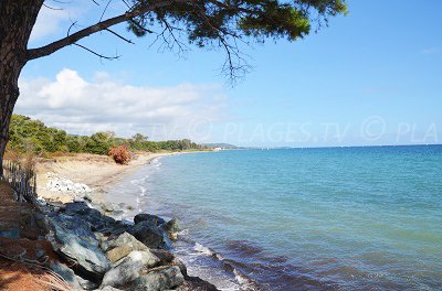 Seaside of Vanga di l'Oru in Corsica