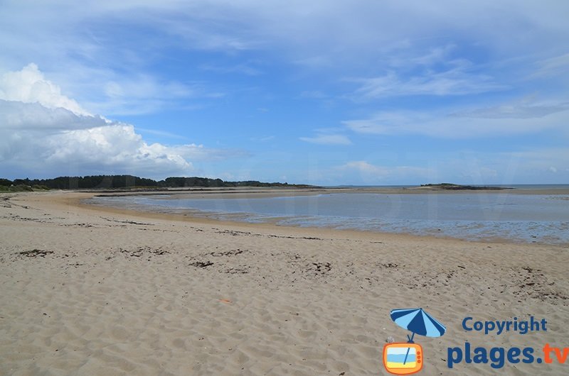 Plage de Men Du entre La Trinité et Carnac - Bretagne Sud