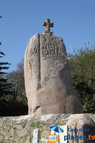 Menhir de St Uzec de Pleumeur Bodou