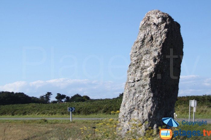 standing stone in Belle-Ile