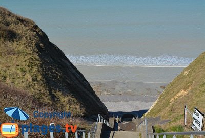 Accès à la mer de Sotteville sur Mer