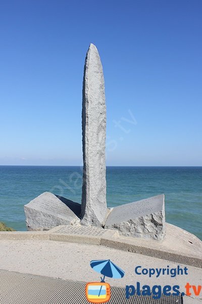Monument sur la pointe du Hoc