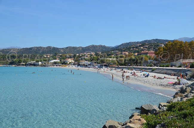 Main beach in Ile Rousse - Napoleon