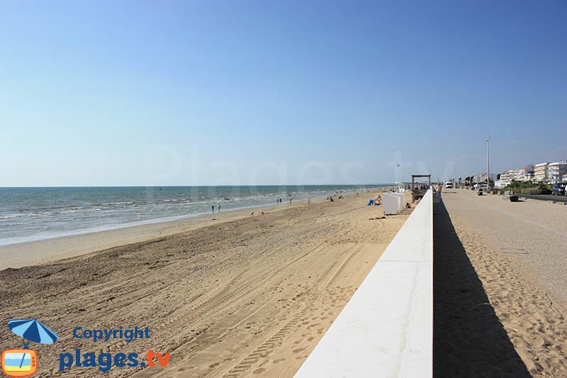 Bord de mer et plage de Notre Dame de Monts