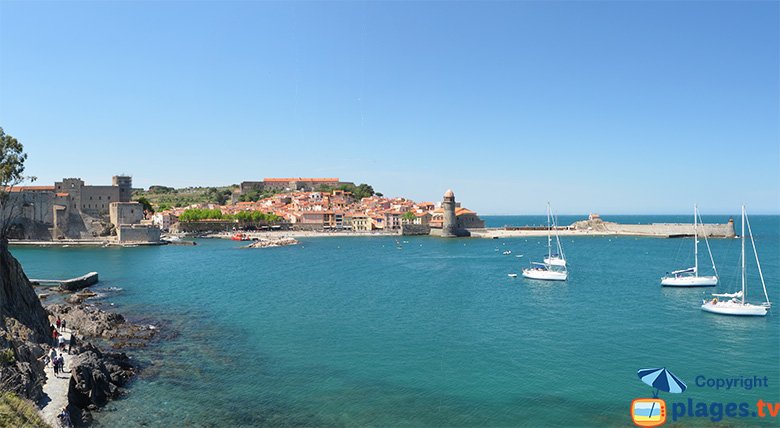 Collioure Bay in France