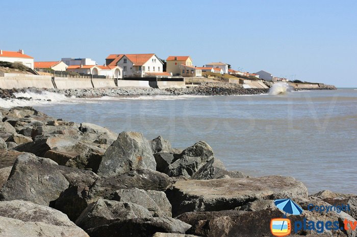 La Parée at high tide - Bretignolles sur Mer