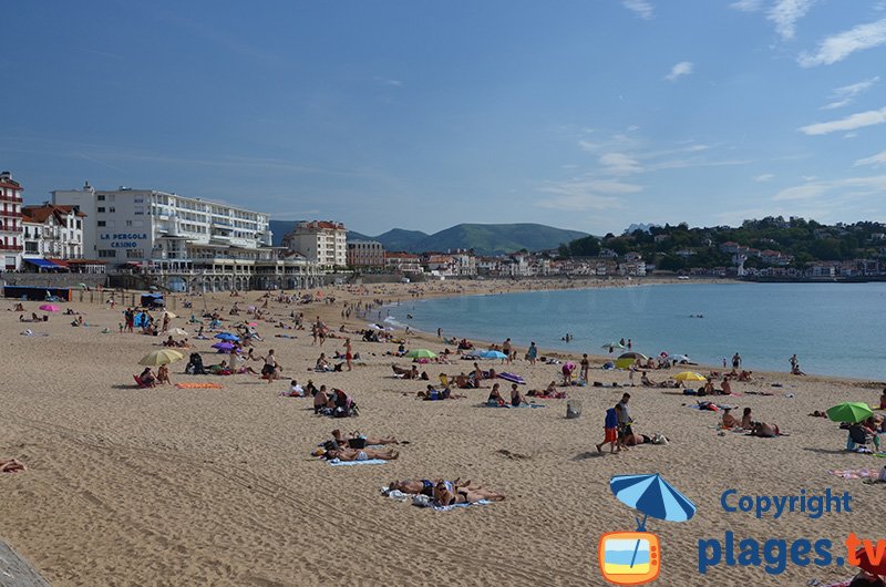 Principale plage de St Jean de Luz