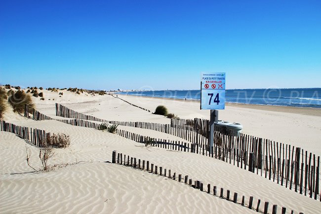 Carnon-Plage et sa plage du Petit Travers