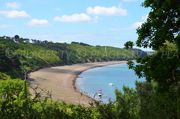 Photo de la plage du Fret à Lanvéoc