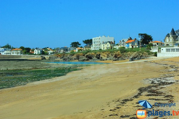 Swimming pool on the St Gilles Croix de Vie beach