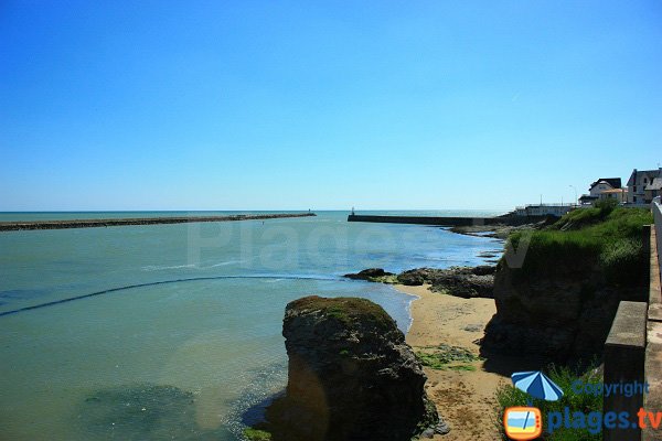 Creek near the harbor of St Gilles Croix de Vie in France