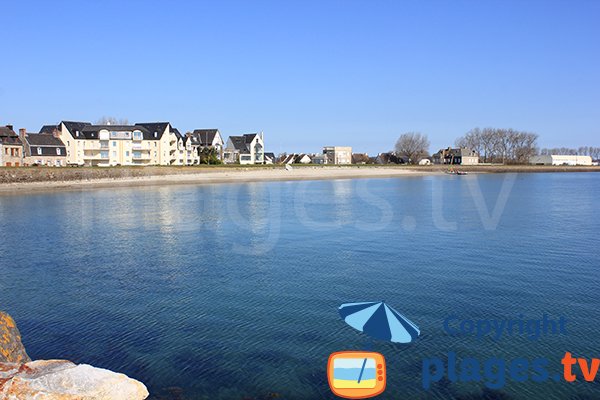 Beach near the port of Saint Vaast la Hougue