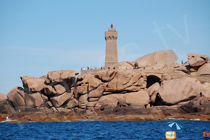 Mein Ru lighthouse in Brittany