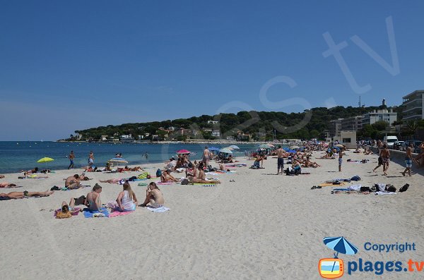 Foto des Strandes La Salis in Antibes