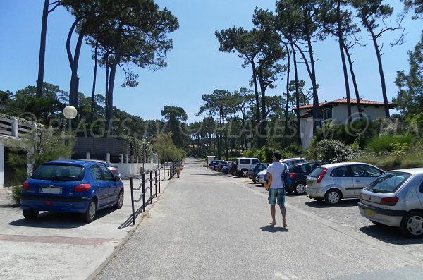 Parking of Pilat-Plage