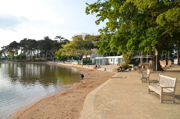 Ambiente della spiaggia della piscina di Vannes