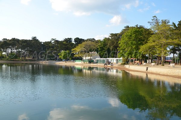 Seawater Pool of Conleau in Vannes in France