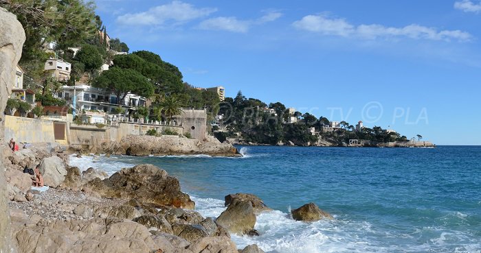 Cap Mala seen from Pissarelles beach