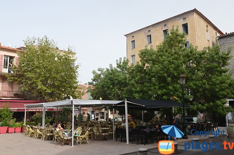 Place dans la vieille ville de Porto-Vecchio