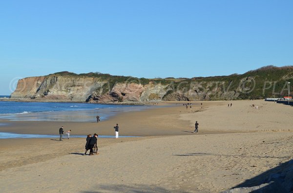 spiaggia per le persone a ridotta mobilità - Hendaye in Francia