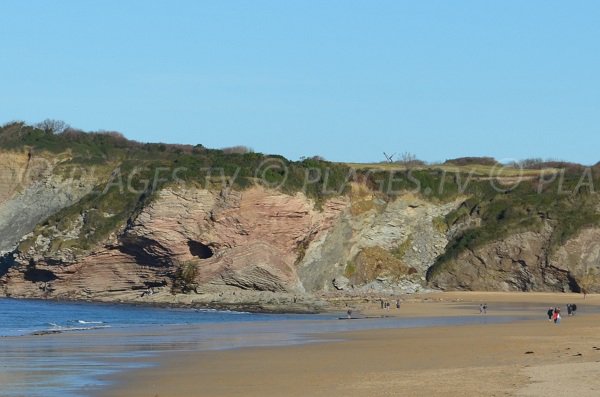 Plage naturiste à Hendaye