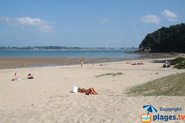 4 Vaux beach in St Cast le Guildo in France