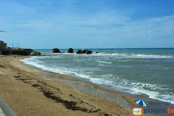 Plage des 5 Pineaux à Sion sur l'Océan