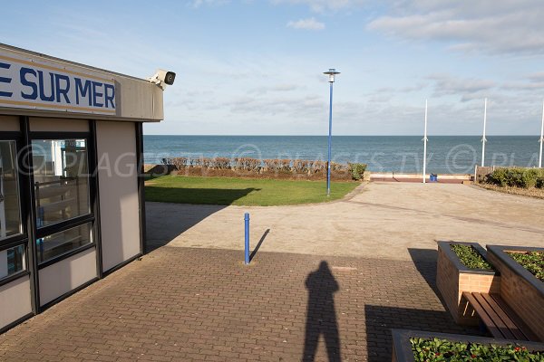 Accès à la plage de Langrune sur Mer