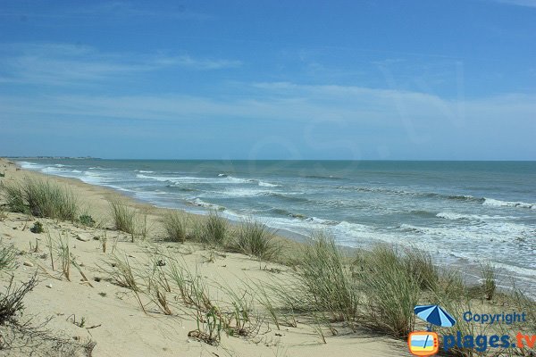 Plage des 60 Bornes à proximité de St Hilaire