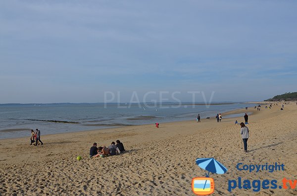 Grande plage des Abatilles à Arcachon