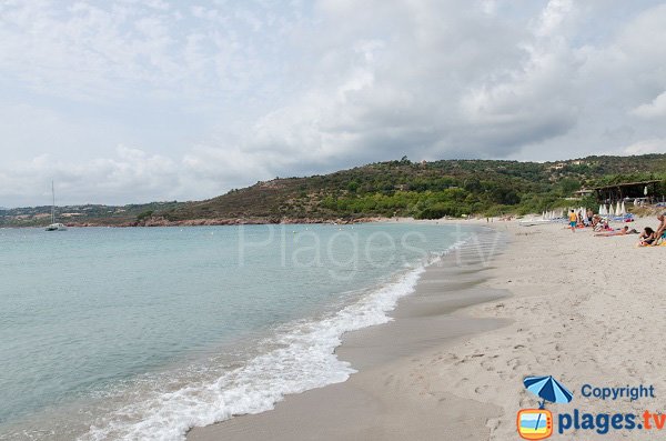 Plage d'Acciaju à Porto Vecchio