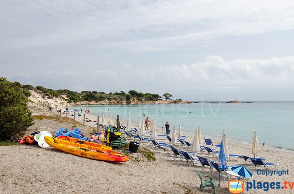 Photoof the Acciaju beach in Porto Vecchio - Corsica