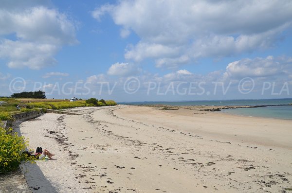 Spiaggia dell'Aerodromo a Quiberon in Francia