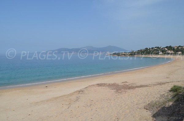 Plage d'Agosta au sud d'Ajaccio