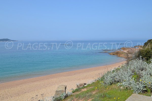 Plage sauvage d'Agosta en Corse