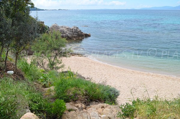 Partie sud de la plage d'Agosta