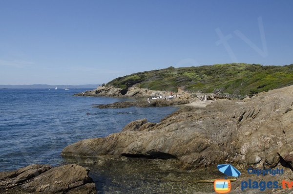 Foto della cricca dell'Aiguade a Porquerolles