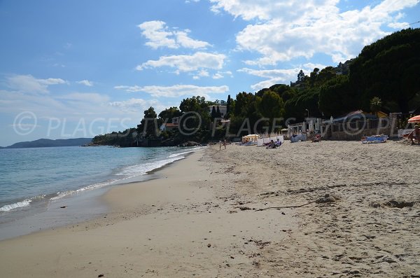 Spiaggia Aiguebelle e vista punta della Fossette - Lavandou