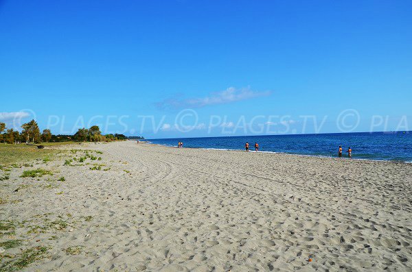 Photo de la plage d'Alba Serena en Corse