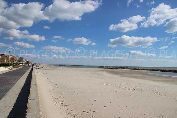 Spiaggia dell'Albatros a Palavas les Flots in Francia