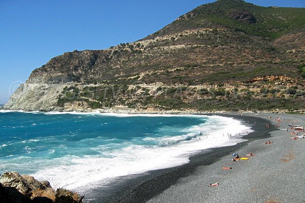 Plage d'Albo dans le Cap Corse