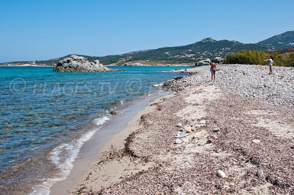 Photo de la plage d'Aliborni à Lumio