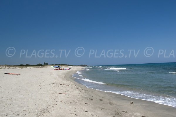 Alistro beach in San Giuliano - Corsica