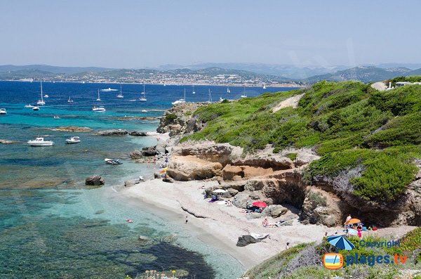 Photo of Allemands beach in Ile des Embiez - France